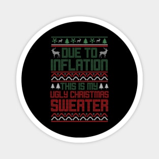 Funny Christmas Sweater Gift Ugly Magnet